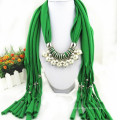 Fashion Women's Elegant Charm Tassels Rhinestone Decorated jewellery scarf jewelry